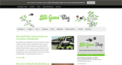 Desktop Screenshot of lilligreen.de